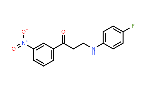 350039-84-8 | 3-((4-Fluorophenyl)amino)-1-(3-nitrophenyl)propan-1-one