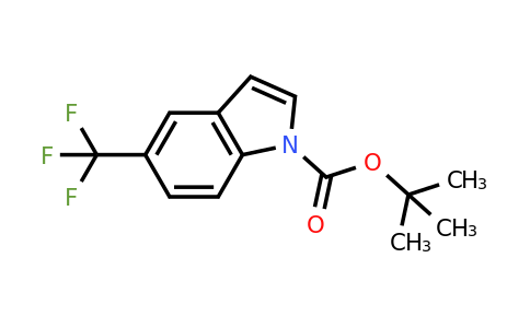 351500-12-4 | tert-Butyl 5-(trifluoromethyl)-1H-indole-1-carboxylate