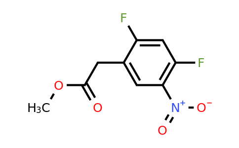 352223-24-6 | Methyl 2,4-difluoro-5-nitrophenylacetate