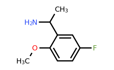 35253-23-7 | 1-(5-Fluoro-2-methoxyphenyl)ethanamine