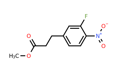 353491-38-0 | Methyl 3-fluoro-4-nitrophenylpropanoate