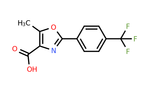 5-Methyl-2-[4-(trifluoromethyl)phenyl]-1,3-oxazole-4-carboxylic acid