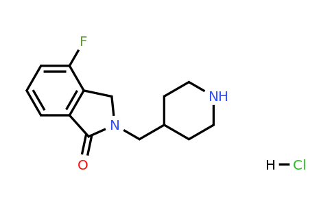 4-Fluoro-2-(piperidin-4-ylmethyl)isoindolin-1-one hydrochloride