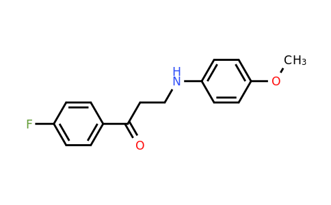 37155-08-1 | 1-(4-Fluorophenyl)-3-((4-methoxyphenyl)amino)propan-1-one
