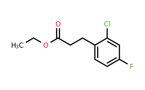 377083-93-7 | Ethyl 3-(2'-chloro-4'-fluorophenyl)propionate