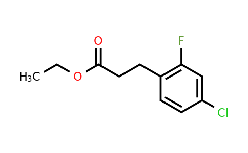 377083-98-2 | Ethyl 3-(4'-chloro-2'-fluorophenyl)propionate