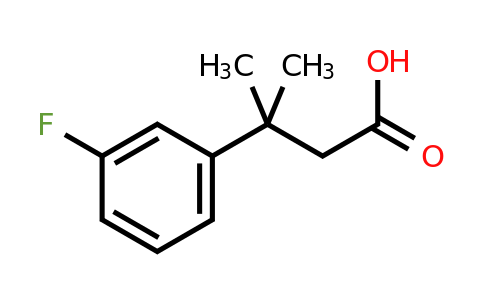 3795-40-2 | 3-(3-Fluorophenyl)-3-methylbutanoic acid