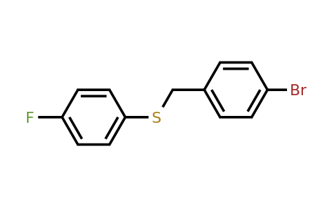 3801-47-6 | (4-Bromobenzyl)(4-fluorophenyl)sulfane