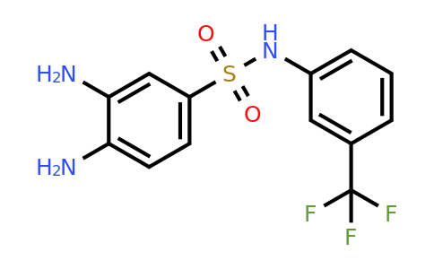 380349-00-8 | 3,4-Diamino-N-(3-(trifluoromethyl)phenyl)benzenesulfonamide