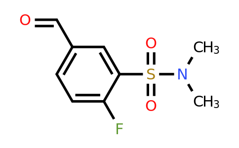 381229-76-1 | 2-Fluoro-5-formyl-n,n-dimethylbenzenesulfonamide