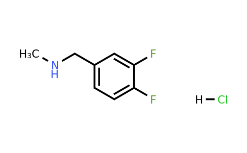 381236-46-0 | 1-(3,4-Difluorophenyl)-N-methylmethanamine hydrochloride