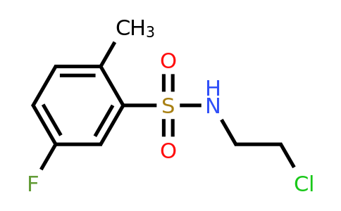 381241-82-3 | N-(2-Chloroethyl)-5-fluoro-2-methylbenzenesulfonamide