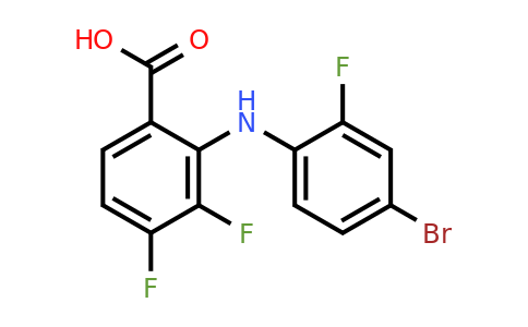 391212-04-7 | 2-((4-Bromo-2-fluorophenyl)amino)-3,4-difluorobenzoic acid