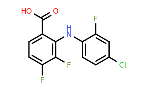 391212-05-8 | 2-((4-Chloro-2-fluorophenyl)amino)-3,4-difluorobenzoic acid