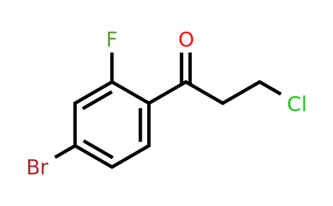 395639-63-1 | 1-(4-Bromo-2-fluorophenyl)-3-chloro-1-propanone