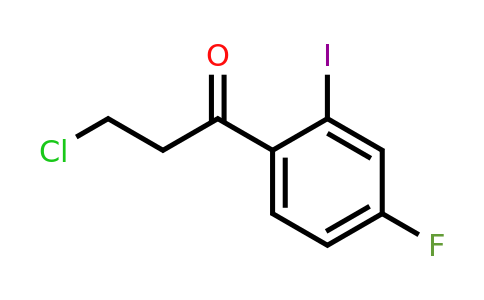 395639-66-4 | 3-Chloro-4'-fluoro-2'-iodopropiophenone
