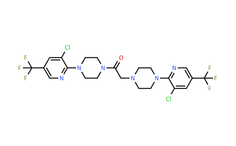 400088-71-3 | 1,2-Bis({4-[3-chloro-5-(trifluoromethyl)pyridin-2-yl]piperazin-1-yl})ethan-1-one