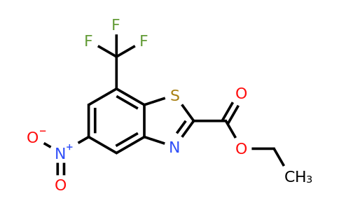 40160-45-0 | Ethyl 5-nitro-7-(trifluoromethyl)benzo[d]thiazole-2-carboxylate