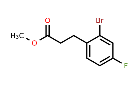 404575-31-1 | Methyl 3-(2'-bromo-4'-fluorophenyl)propionate