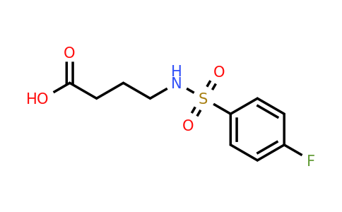405919-75-7 | 4-(4-Fluorophenylsulfonamido)butanoic acid