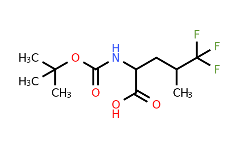 409333-67-1 | 2-((tert-Butoxycarbonyl)amino)-5,5,5-trifluoro-4-methylpentanoic acid