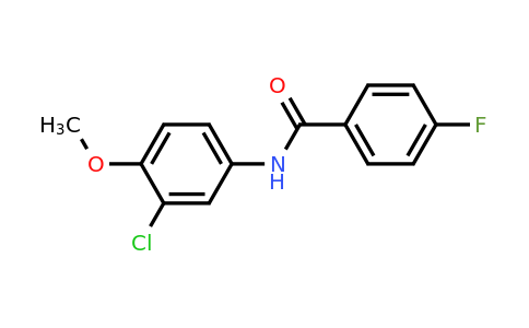 423735-68-6 | N-(3-Chloro-4-methoxyphenyl)-4-fluorobenzamide