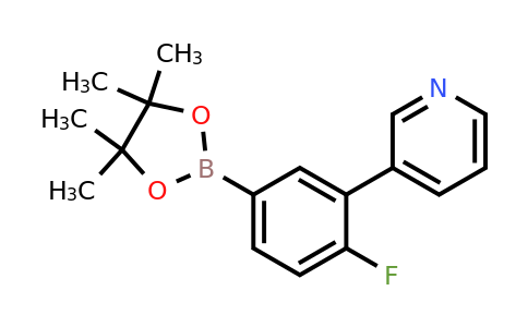 425378-79-6 | 3-(2-Fluoro-5-(4,4,5,5-tetramethyl-1,3,2-dioxaborolan-2-yl)phenyl)pyridine