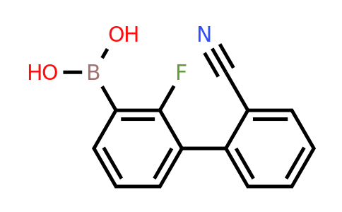 425378-90-1 | (2'-Cyano-2-fluoro-[1,1'-biphenyl]-3-yl)boronic acid