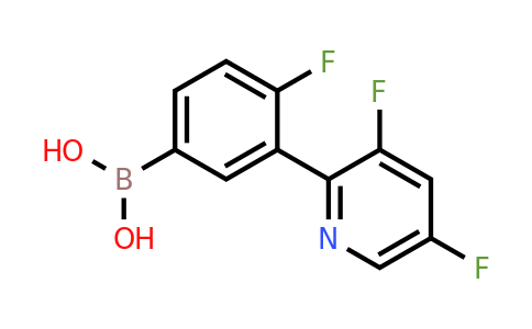 425379-32-4 | (3-(3,5-Difluoropyridin-2-yl)-4-fluorophenyl)boronic acid