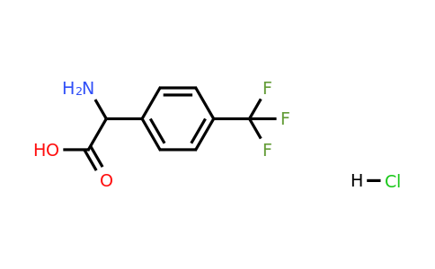 2-Amino-2-(4-(trifluoromethyl)phenyl)acetic acid hydrochloride