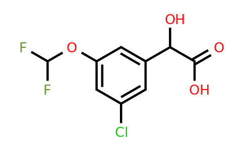 433938-41-1 | 3-Chloro-5-(difluoromethoxy)mandelic acid