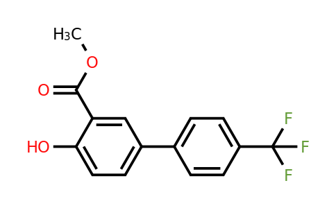 4-Hydroxy-4'-(trifluoromethyl)biphenyl-3-carboxylic acid methyl ester