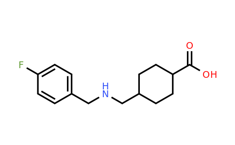 440648-01-1 | 4-(((4-Fluorobenzyl)amino)methyl)cyclohexanecarboxylic acid