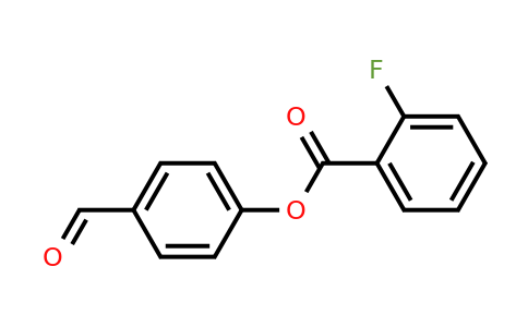 443676-59-3 | 4-Formylphenyl 2-fluorobenzoate
