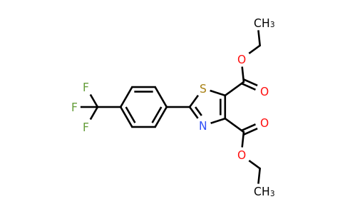 444615-63-8 | Diethyl 2-(4-(trifluoromethyl)phenyl)thiazole-4,5-dicarboxylate