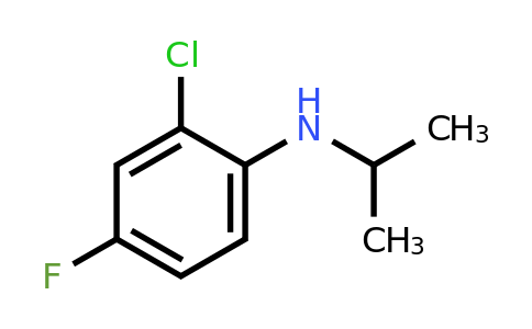 444889-42-3 | 2-Chloro-4-fluoro-N-isopropylaniline