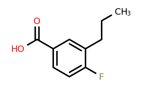 445018-80-4 | 4-Fluoro-3-propylbenzoic acid