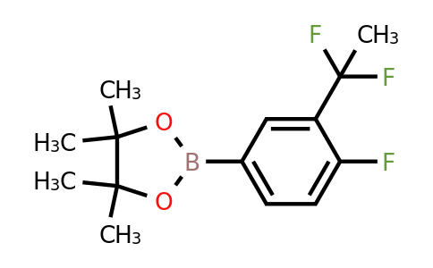 445303-68-4 | 2-(3-(1,1-Difluoroethyl)-4-fluorophenyl)-4,4,5,5-tetramethyl-1,3,2-dioxaborolane