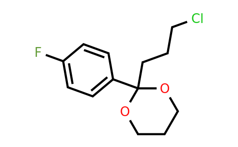 4497-36-3 | 2-(3-Chloropropyl)-2-(4-fluorophenyl)-1,3-dioxane