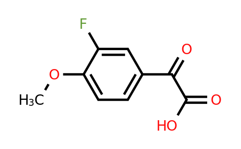 455-72-1 | 2-(3-Fluoro-4-methoxyphenyl)-2-oxoacetic acid
