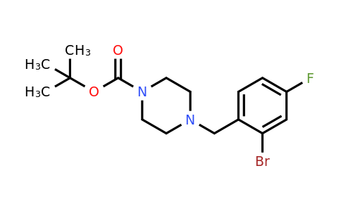 460094-96-6 | 1-(4-BOC-Piperazinomethyl)-2-bromo-4-fluorobenzene