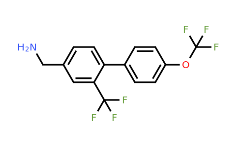 472964-30-0 | C-(4'-(Trifluoromethoxy)-2-(trifluoromethyl)biphenyl-4-yl)-methylamine