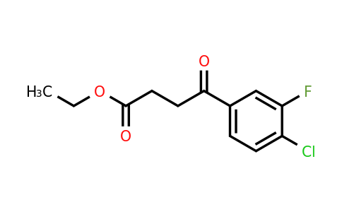 473693-78-6 | Ethyl 4-(4-Chloro-3-fluorophenyl)-4-oxobutanoate