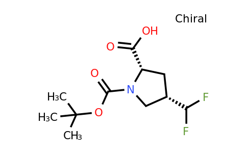 474417-79-3 | (2S,4S)-1-(tert-Butoxycarbonyl)-4-(difluoromethyl)pyrrolidine-2-carboxylic acid