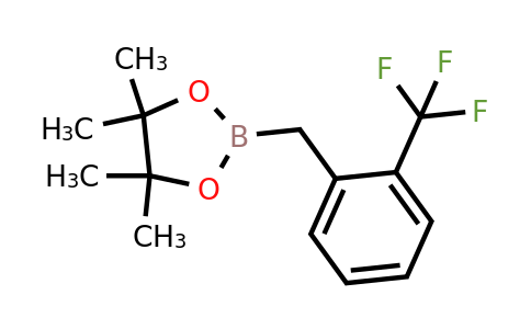 475250-54-5 | 4,4,5,5-Tetramethyl-2-(2-(trifluoromethyl)benzyl)-1,3,2-dioxaborolane