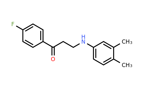 477319-09-8 | 3-((3,4-Dimethylphenyl)amino)-1-(4-fluorophenyl)propan-1-one