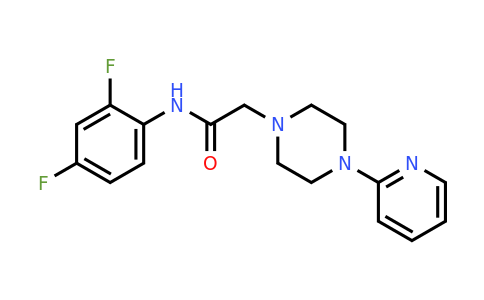 477320-15-3 | N-(2,4-Difluorophenyl)-2-(4-(pyridin-2-yl)piperazin-1-yl)acetamide