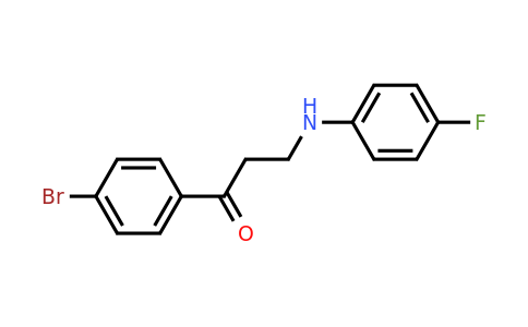 477320-45-9 | 1-(4-Bromophenyl)-3-((4-fluorophenyl)amino)propan-1-one