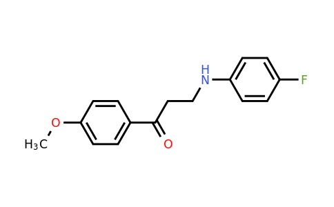 477320-46-0 | 3-((4-Fluorophenyl)amino)-1-(4-methoxyphenyl)propan-1-one
