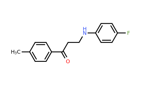 477320-49-3 | 3-((4-Fluorophenyl)amino)-1-(p-tolyl)propan-1-one
